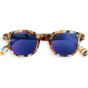 #C Sun Blue Tortoise Mirror